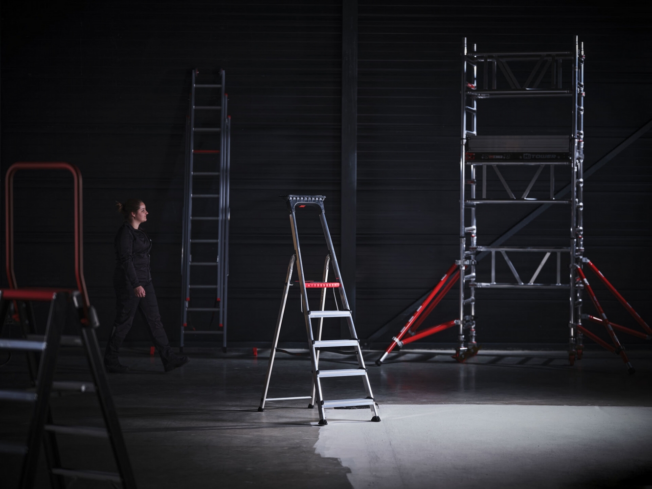 Ladders, trappen en rolsteigers