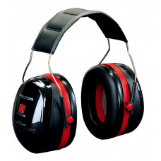 3M PELTOR OPTIME III GEHOORKAPPEN, 35 DB, ZWART/ROOD, HOOFDBAND, H540A-411-SV