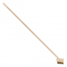 ONKRUIDBORSTEL - GOLDLINE - STALEN HAREN - HOUTEN STEEL - 140 CM