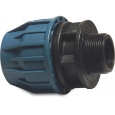 JASON AANSLUITSTUK PP 16 MM X 1/2" KNEL X BUITENDRAAD 16BAR ZWART/BLAUW DVGW/KIWA/WRAS/SVGW JASON AANSLUITSTUK PP 16 MM X 1/2" KNEL X BUITENDRAAD 16BAR ZWART/BLAUW DVGW/KIWA/WRAS/SVGW