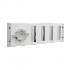 SCHUIFROOSTER, ALUMINIUM MET VLIEGENGAAS - WIT, RAL 9010 - LUCHTDOORLA