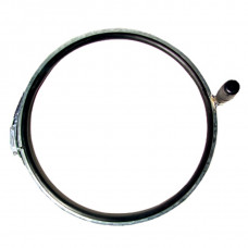 VUILNISZAKRING - AFVALZAKHOUDER - METAAL - MET HANDVAT - 40 CENTIMETER