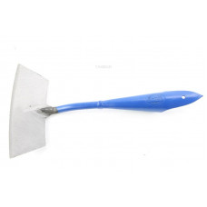 RONDE SCHOFFEL GESMEED 16CM BLAUW, ZONDER STEEL