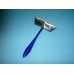 RONDE SCHOFFEL GESMEED 16CM BLAUW, ZONDER STEEL