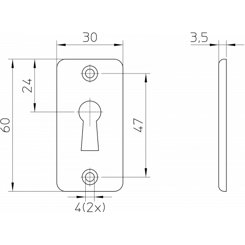 sleutelplaatje-2763-4-bulk-per-50