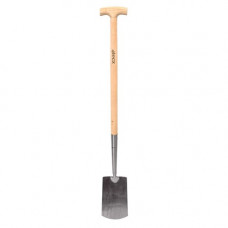 4TECX GESMEDE SPADE 330 X 140 MM MET HALS BLANK GESLEPEN MET ESSEN STEEL
