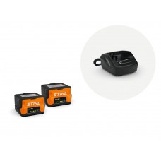 STIHL STARTERSET MET 2X ACCU AK 20 EN 1X LADER AL 101